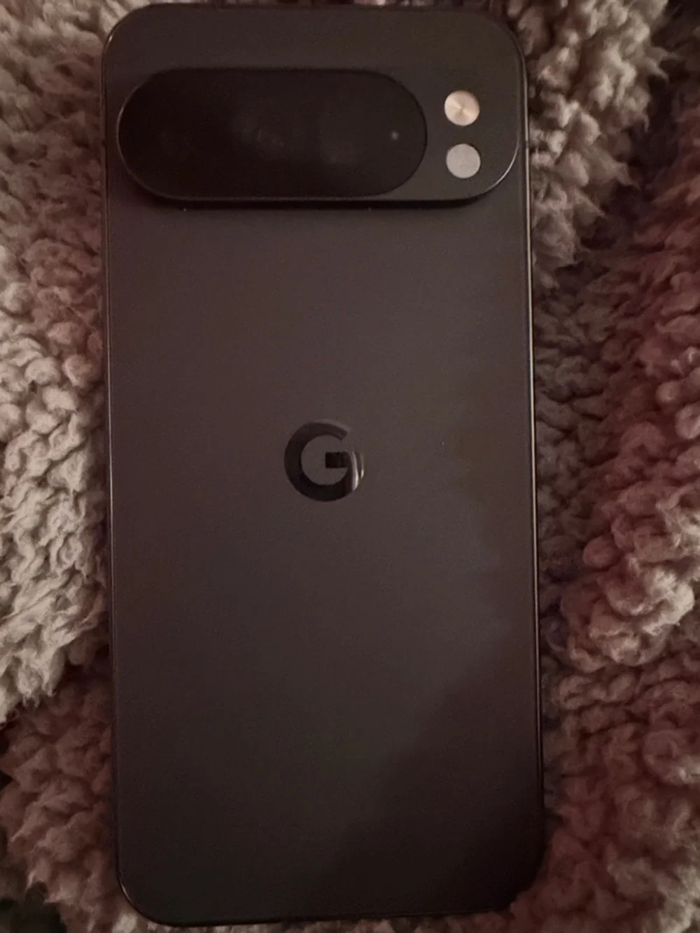 Google Pixel smartphone in black and gray